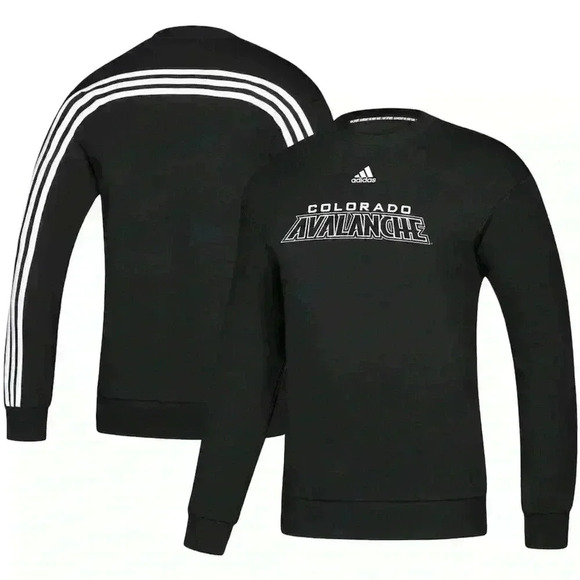 adidas Other - Adidas Colorado Avalanche adidas Must-Have Three-
Stripe Pullover Sweatshirt